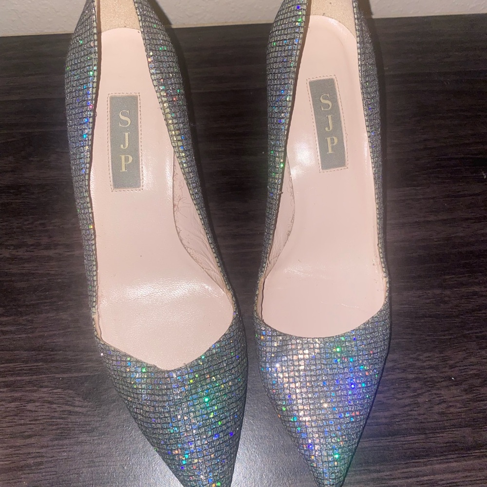 SJP Sarah Jessica Parker Women's Glitter Pumps